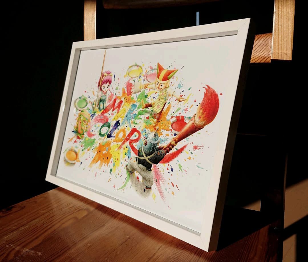 色鉛筆画「MAKE A COLOR」レプリカ