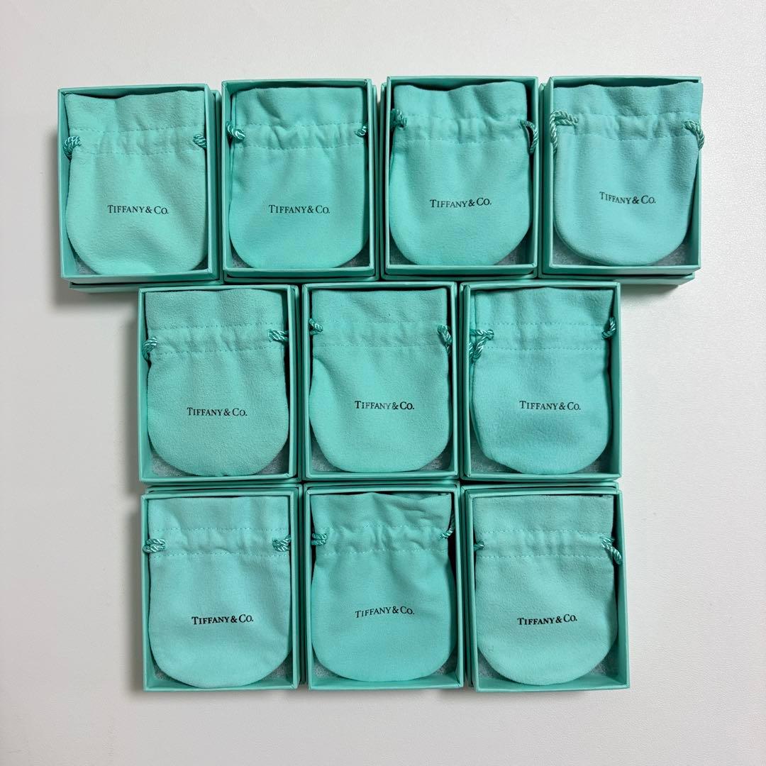 美品　ティファニー　巾着袋　空箱　10個セット　保存袋　アクセサリー入れ