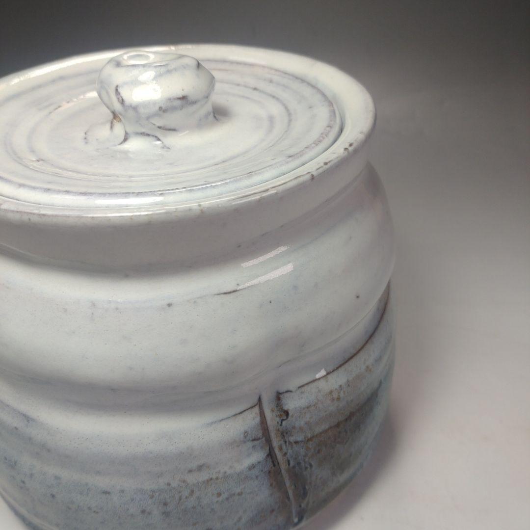 イ83 水指『小高正峰　造』『萩焼水指　共箱』茶道具