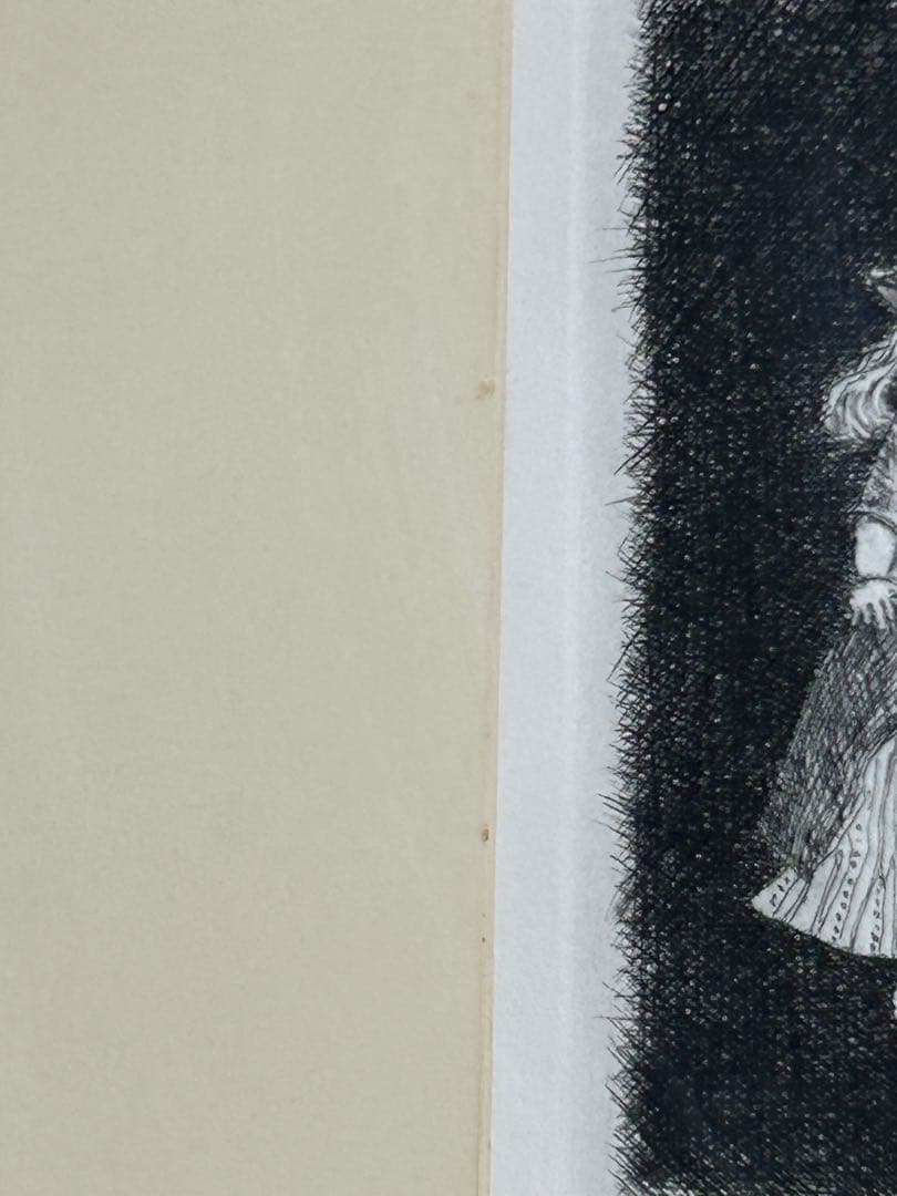 駒井哲郎　人形　銅版画　107/200