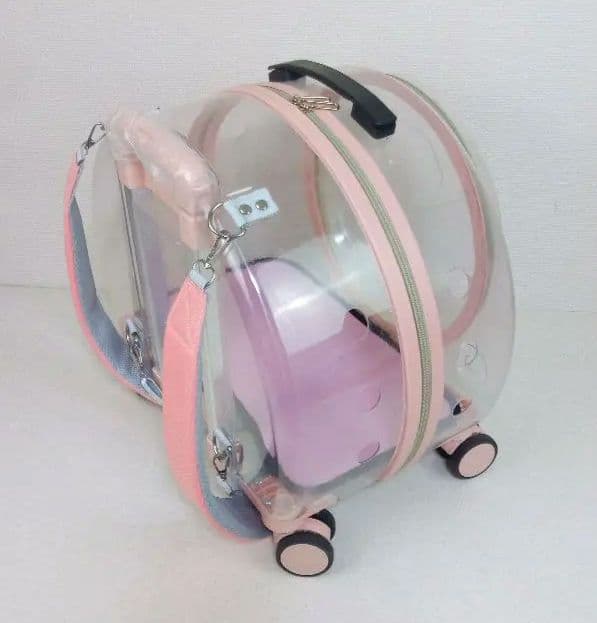 ペットキャリーバッグ キャスター付き 猫 キャリーバッグ *AR7