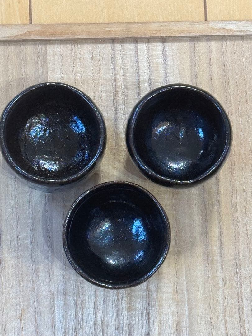 伊東桂楽　長次郎写　利休七種茶碗