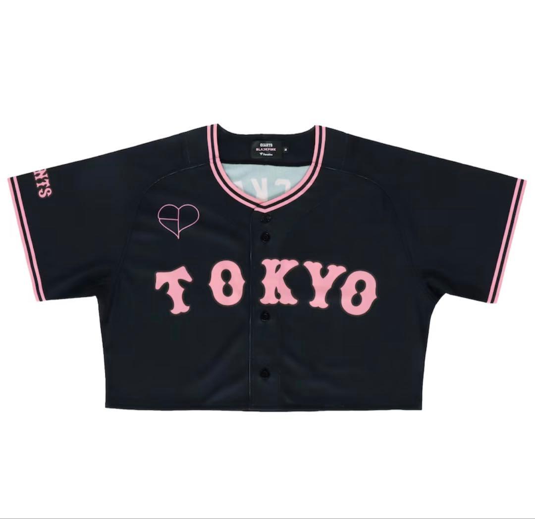 読売ジャイアンツ×BLACKPINK ユニフォーム クロップド ブラック L