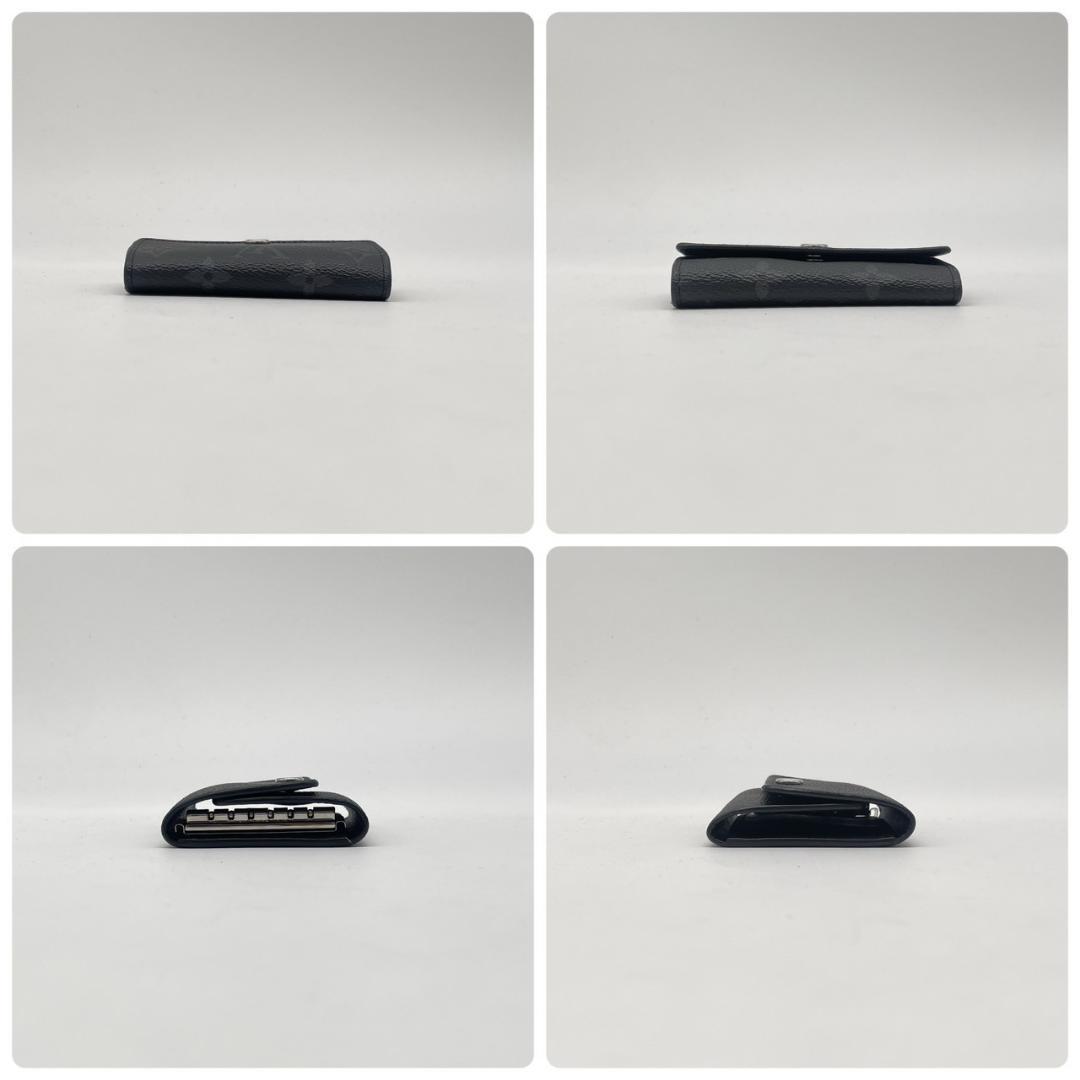 ルイヴィトン ミュルティクレ モノグラム エクリプス キーケース 鍵ケース 黒