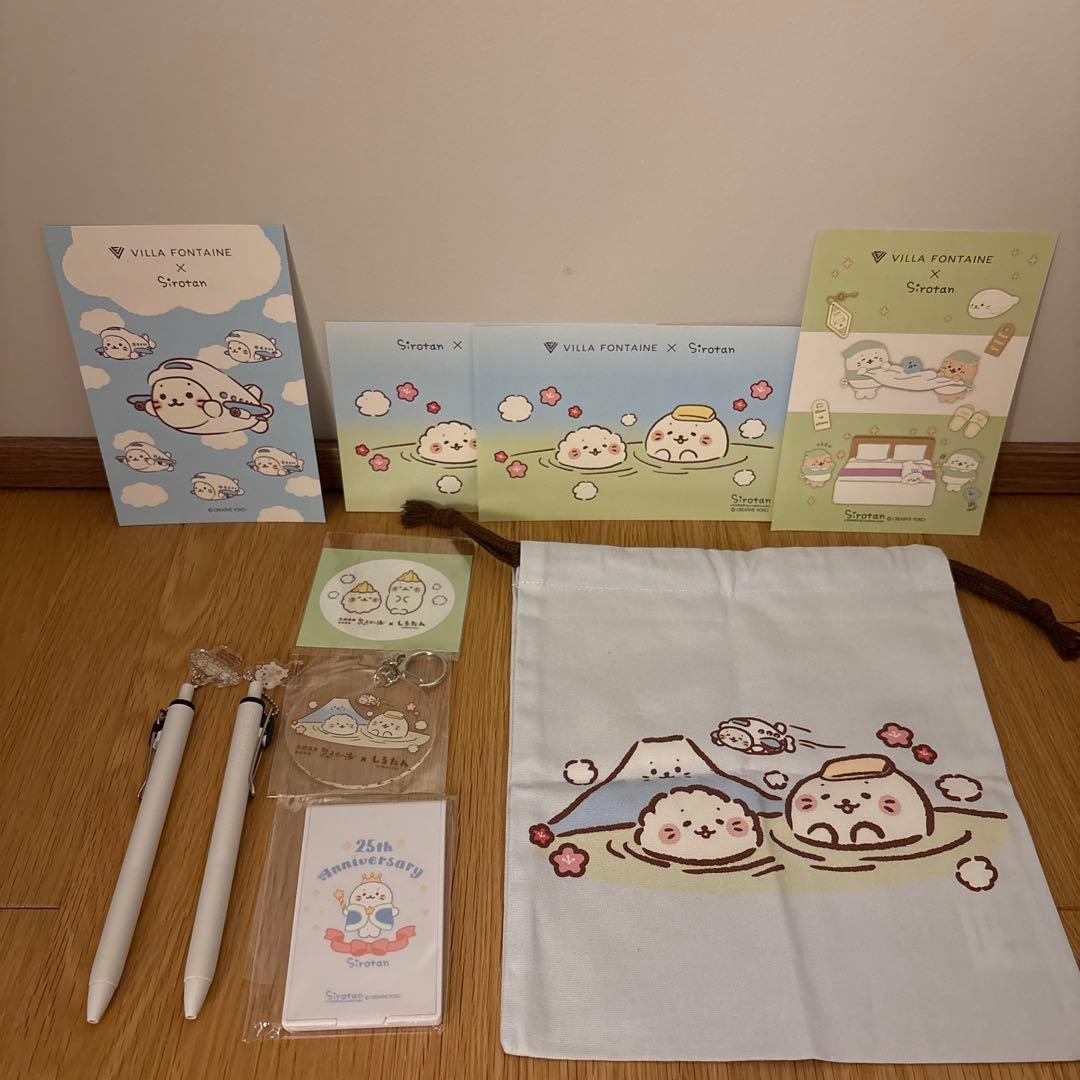 しろたん 雑貨 まとめ売り JAL ホテル 竜泉寺の湯 原宿 缶バッジ ミラー