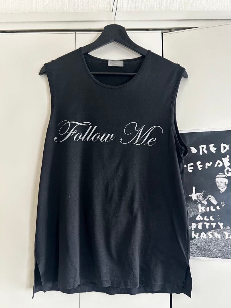 dior homme 03ss follow me ノースリーブ　カットソー