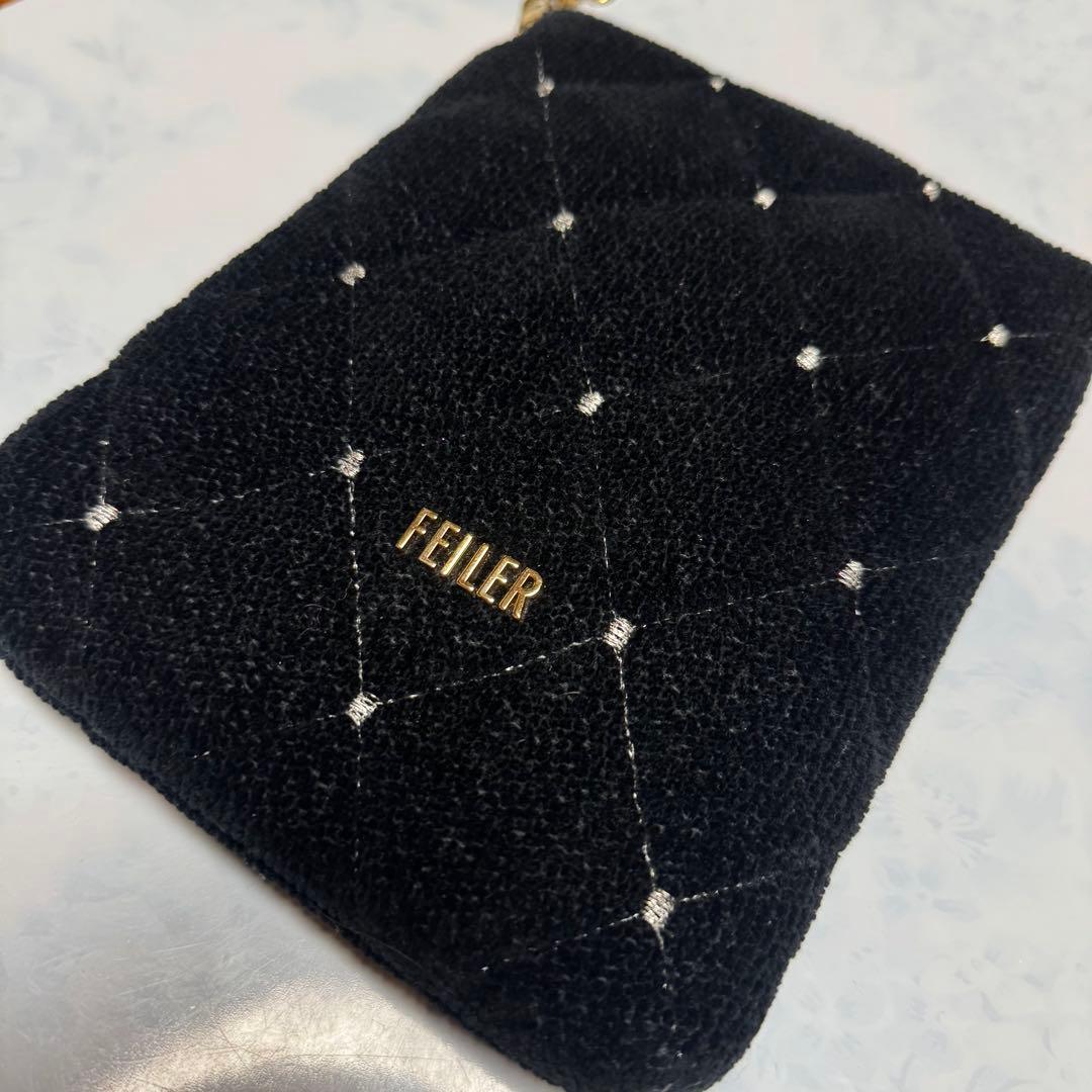 FEILER フェイラー ユニチェーンポシェット ブラック ショルダー