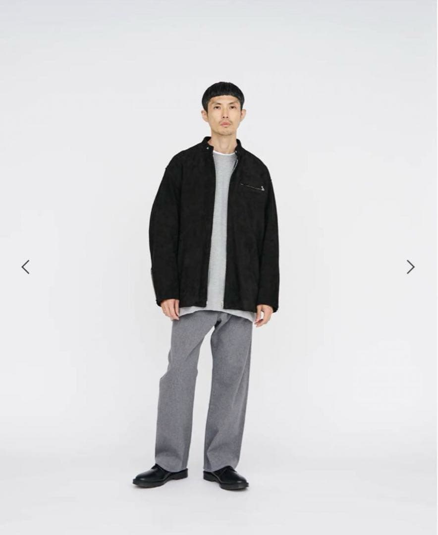 ミ*ン様 Graphpaper GoatSuedeSingleRidersJac