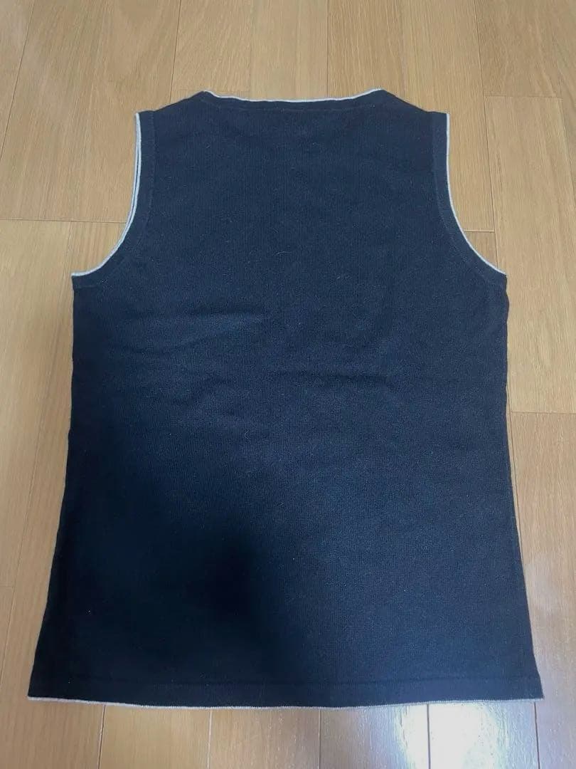 courrèges（クレージュ）ブラック ノースリーブ タンクトップ 新品