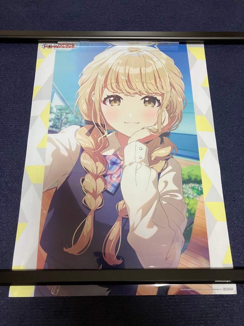 【非売品】学園アイドルマスター 藤田ことね A3 サイズ クリアポスター