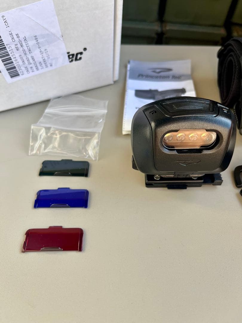 米軍放出未使用品アメリカ製 Princeton4色 タクティカル ヘッドランプ①