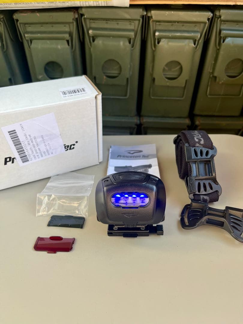 米軍放出未使用品アメリカ製 Princeton4色 タクティカル ヘッドランプ①