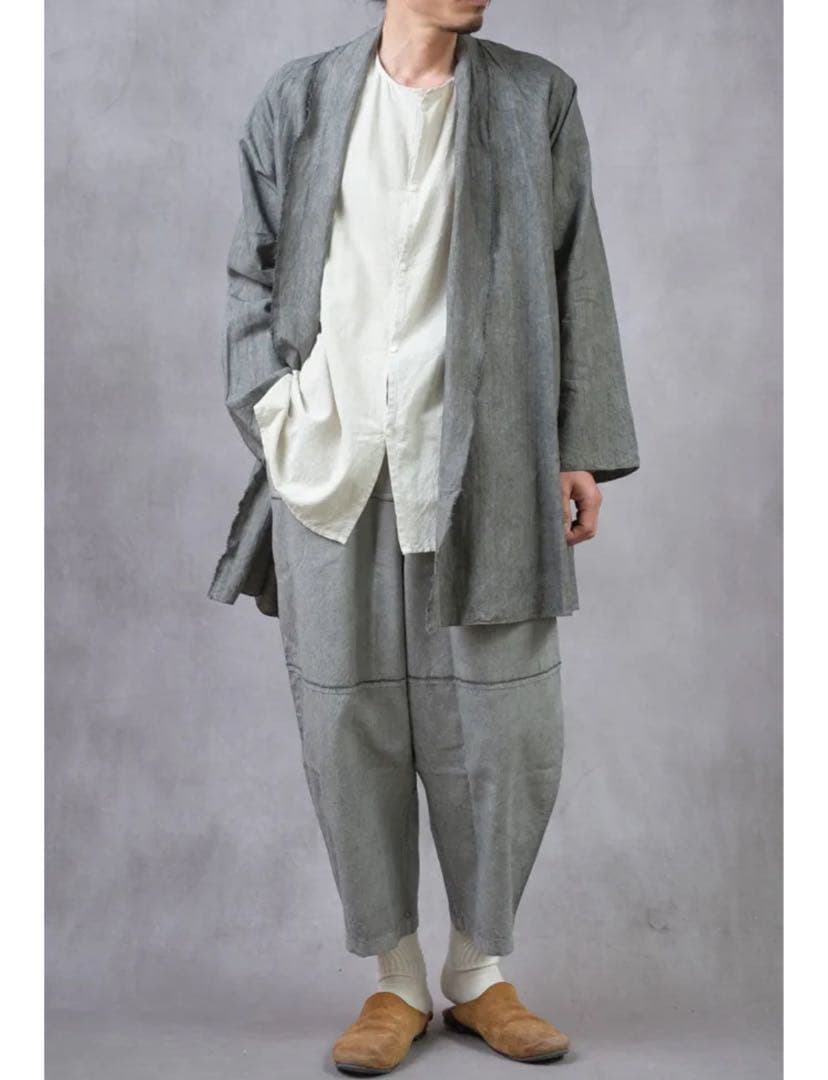 mittan 竹パンツ　松煙　ミタン