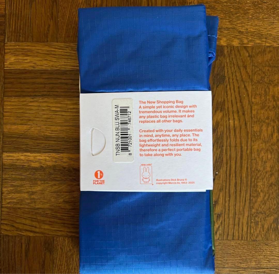 新品★関西万博★入館者限定 オランダ ミッフィー エコバッグ Mサイズ　青