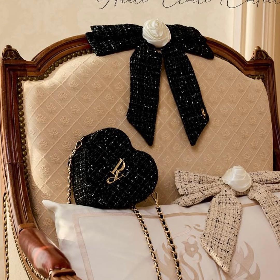 バッグ peony Haute Ecole Tweed Heart Bag