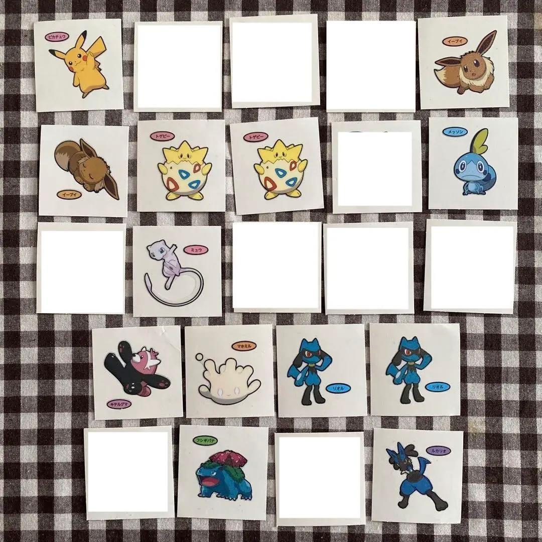 ポケモンパン　デコキャラシール89枚セット