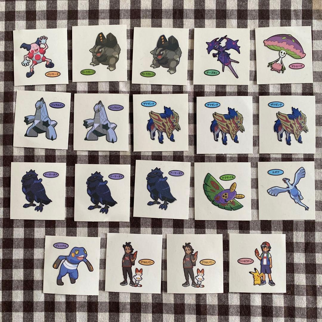 ポケモンパン　デコキャラシール89枚セット