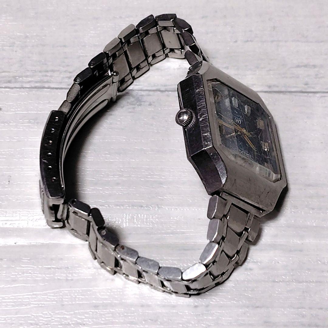 サ*ー様 SEIKO LM Special 自動巻き腕時計 角型 青色