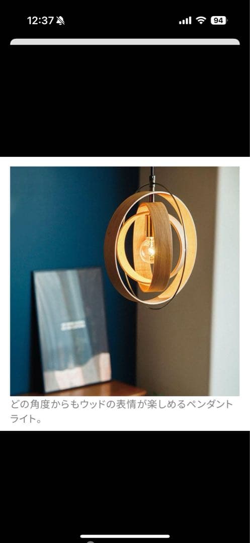 CRASH GATE 円形木製リングシーリングライト　クラッシュゲート