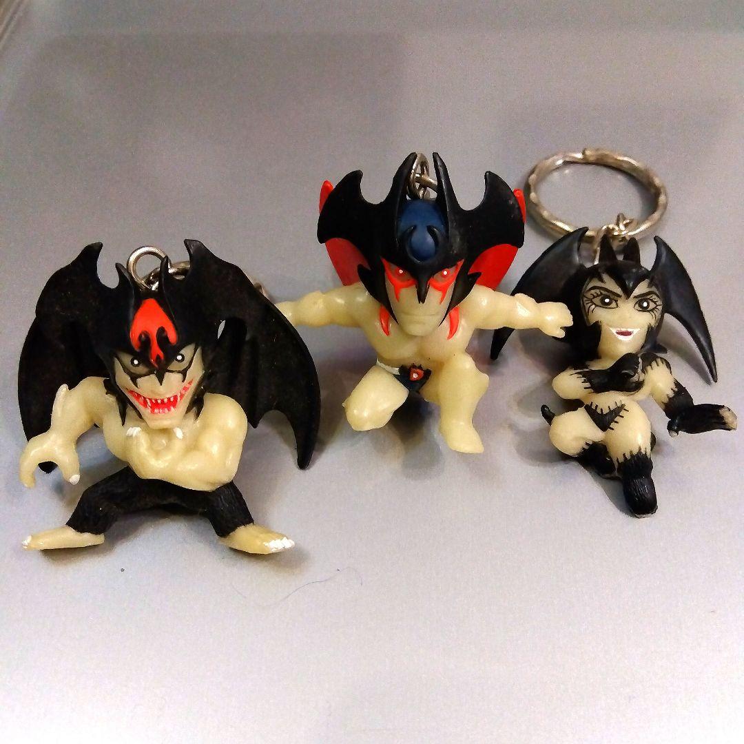 昭和レトロ昭和おもちゃ　デビルマンキーホルダーフィギュア4個セット　未使用美品