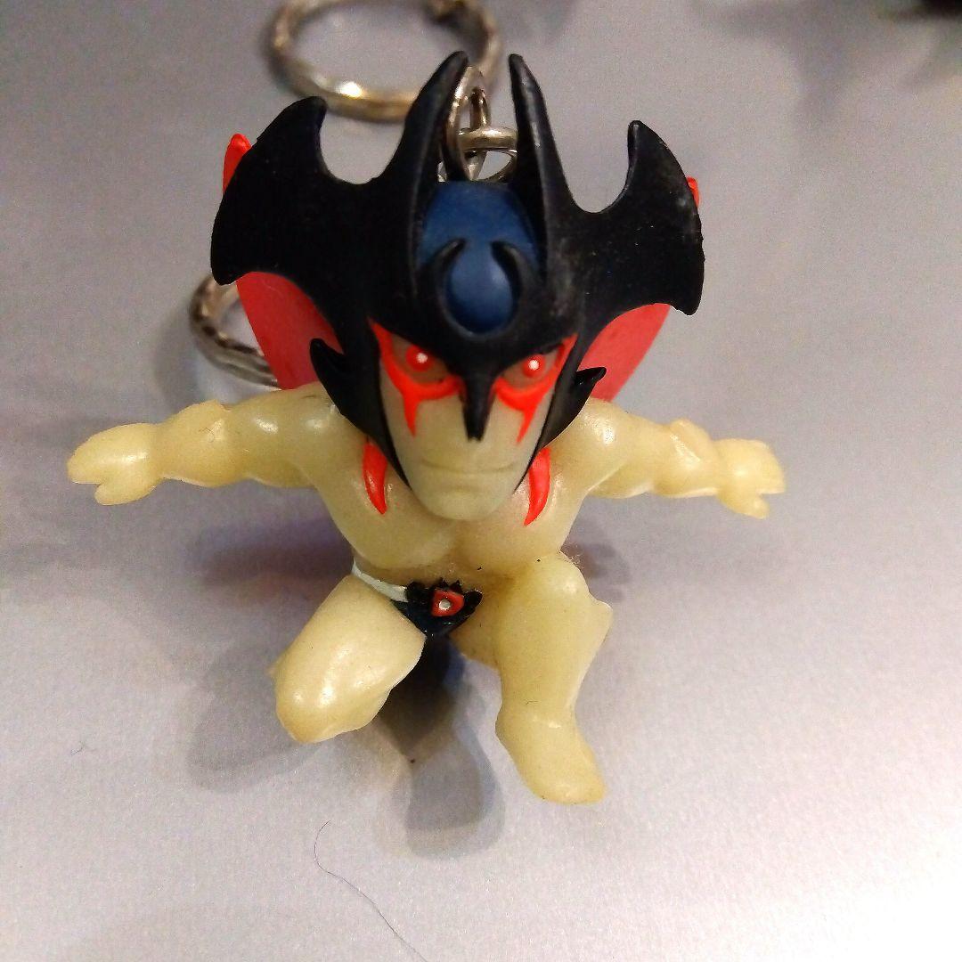 昭和レトロ昭和おもちゃ　デビルマンキーホルダーフィギュア4個セット　未使用美品