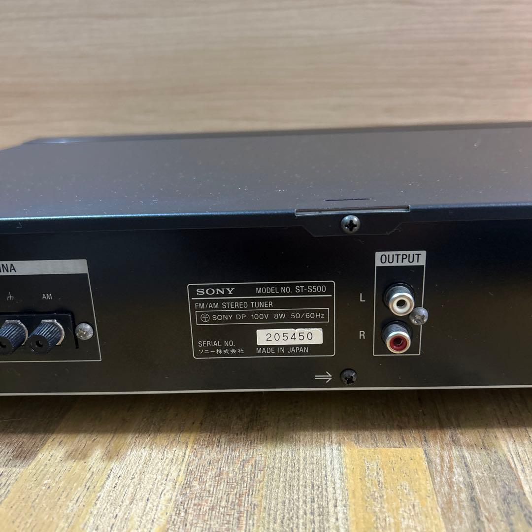 ★動作確認済み★ Sony ST-S500 FM/AM　ステレオチューナー