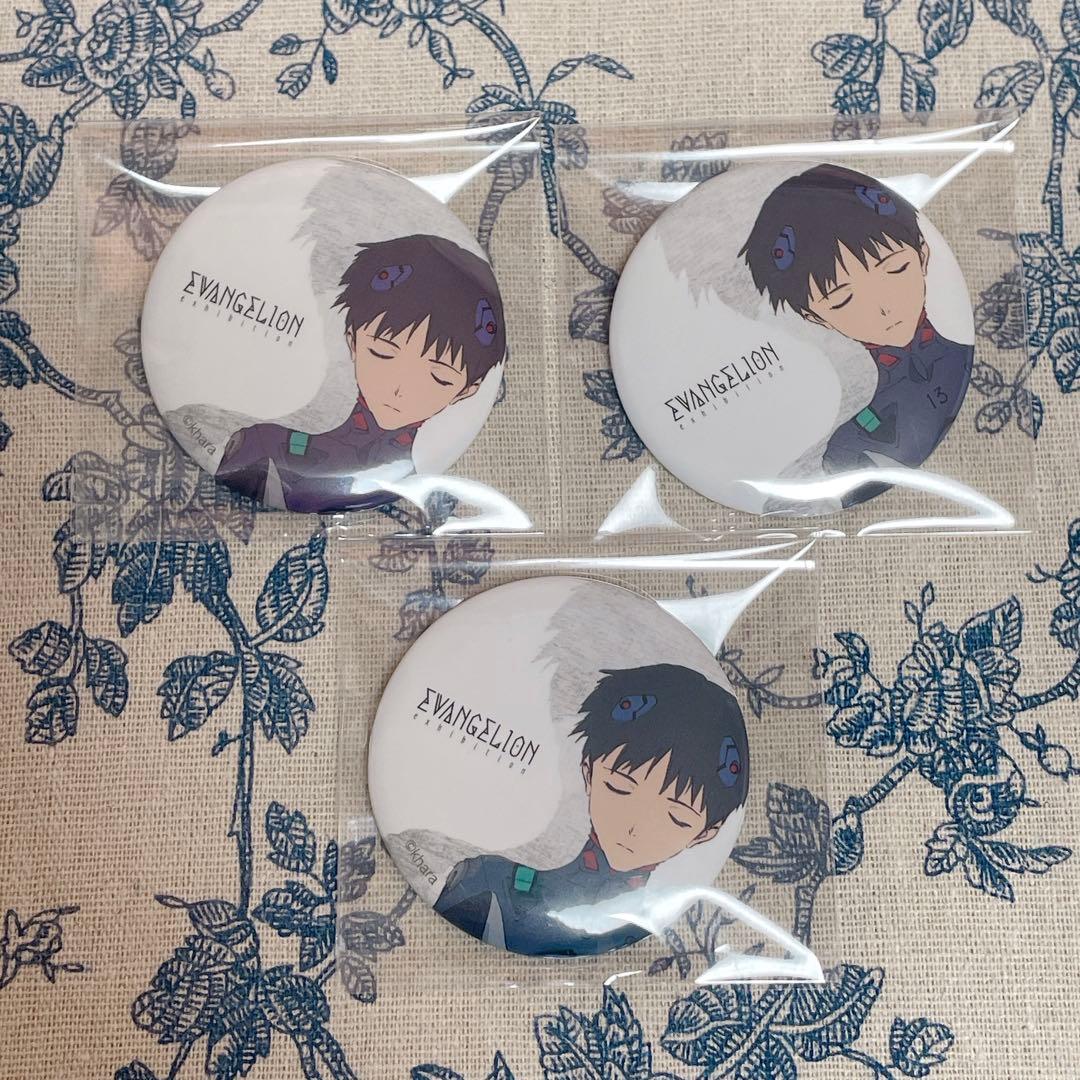 エヴァンゲリオン エヴァ展 シンジ 缶バッジ