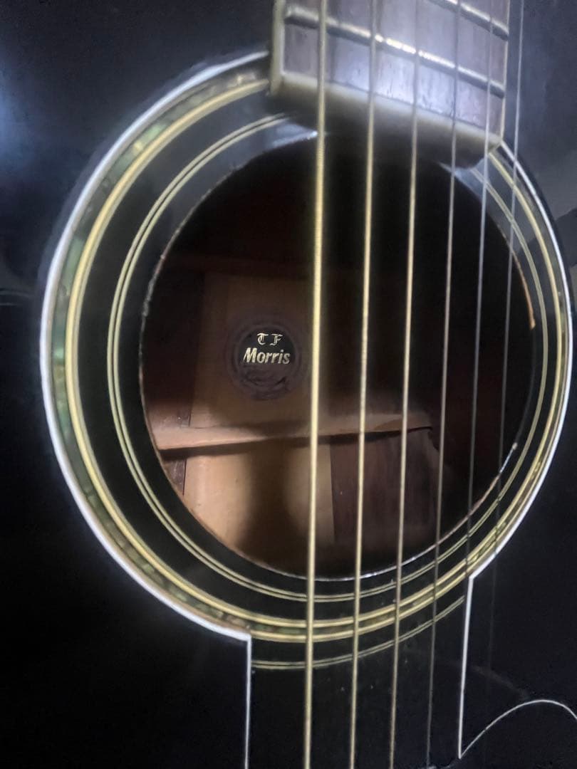 Morris アコースティックギター ブラック