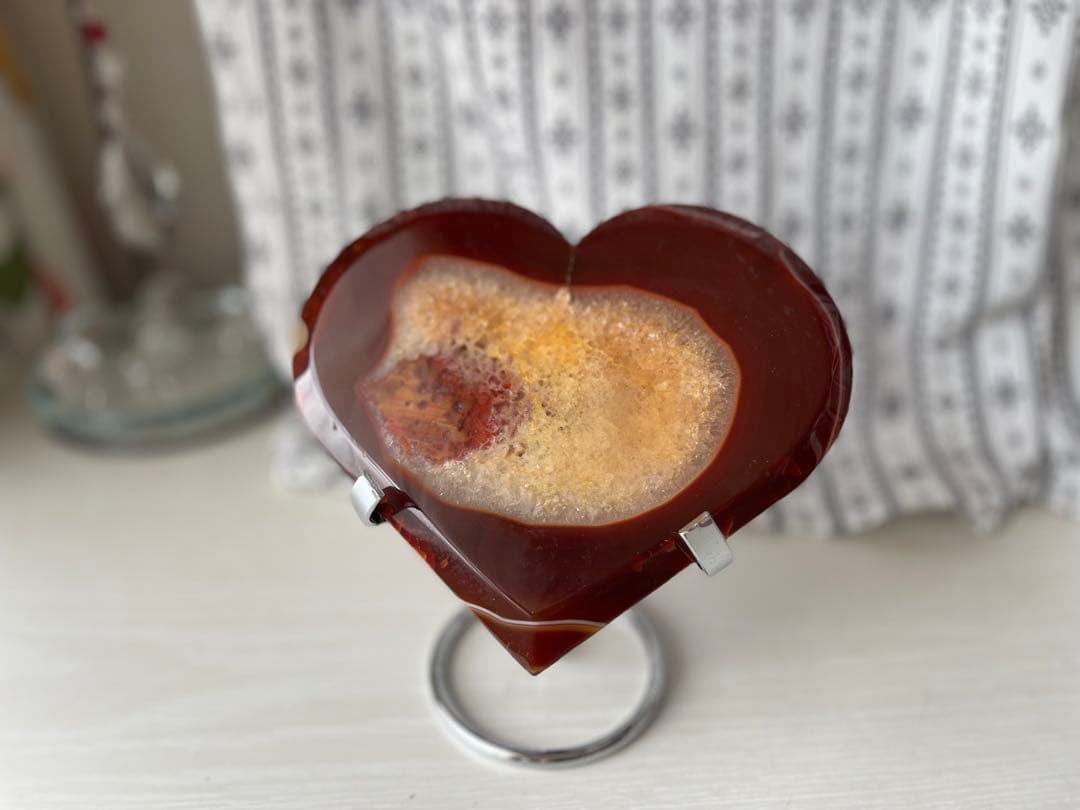 赤瑪瑙  ハート❤︎
