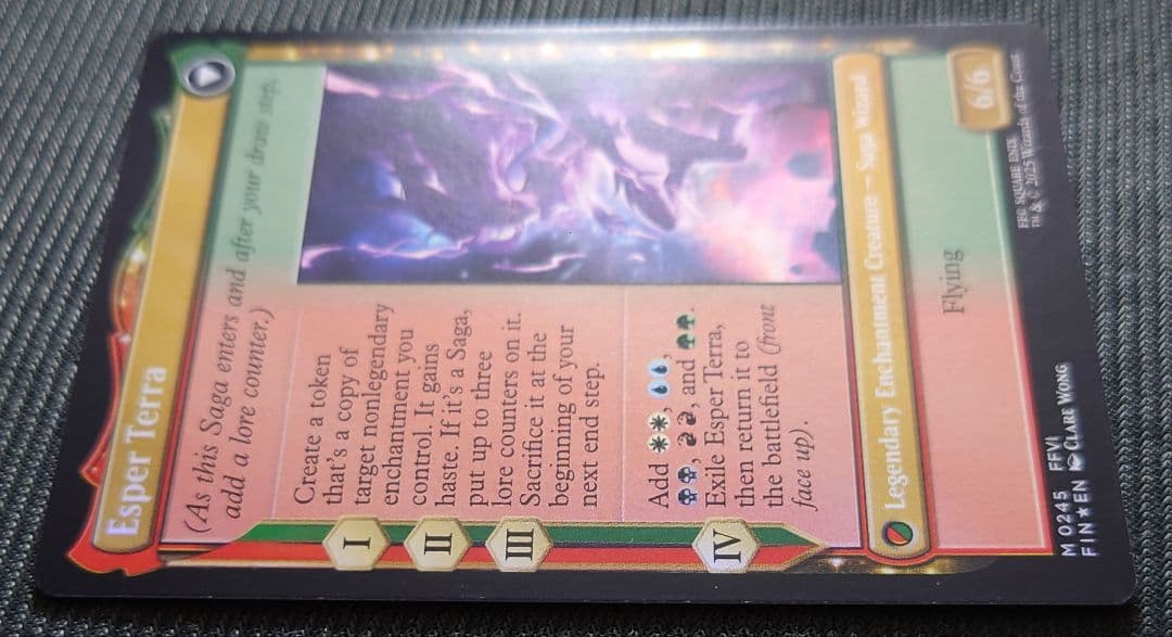 mtg 稀少エラー 反転ホロ 魔導戦士ティナ 金箔 プレリリース プロモ fin