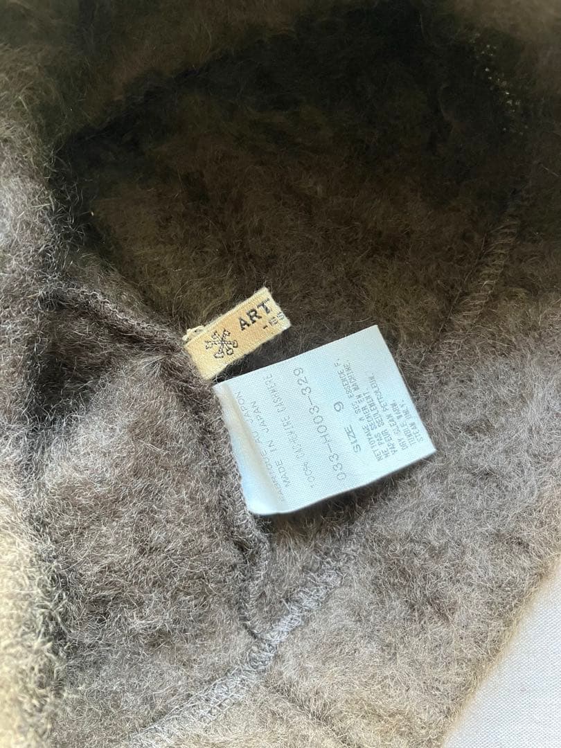 arts&science カシミヤニット帽子