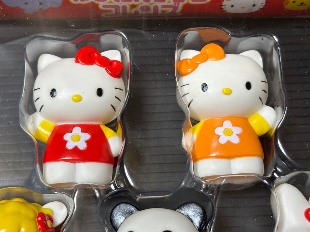 サンリオ　キティ　ゆびにんぎょうフレンズ　指人形　８体　レトロ　希少