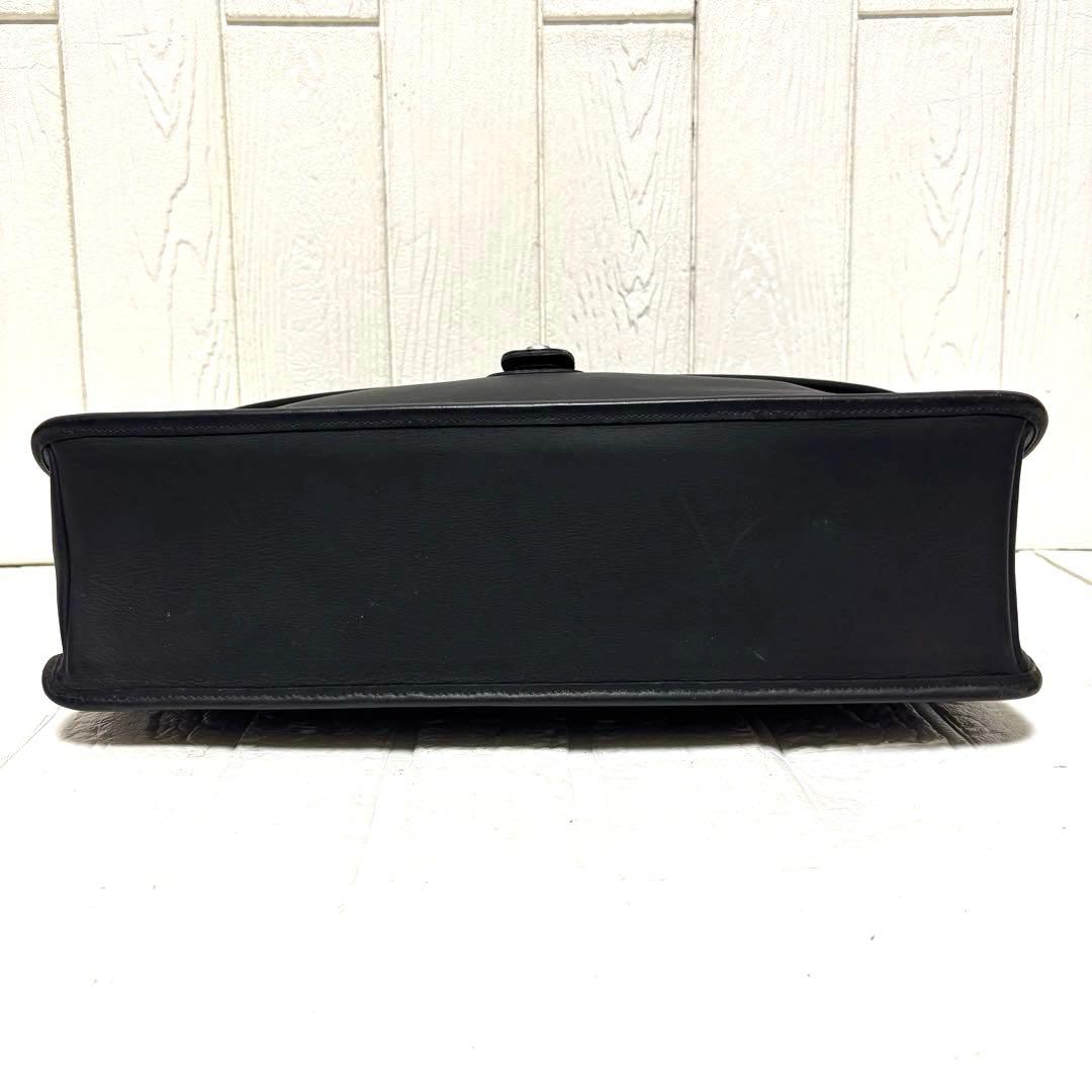 美品 OLD COACH ビジネスバッグ ウィリス ビークマン ターンロック 黒