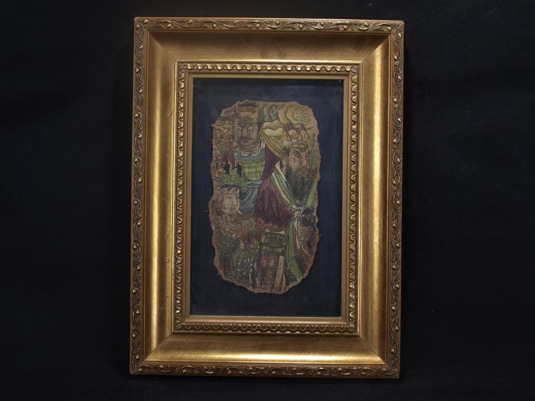 中国の壁画　戦時のもの　人物図　貴重 美术品 AK1940A7-2