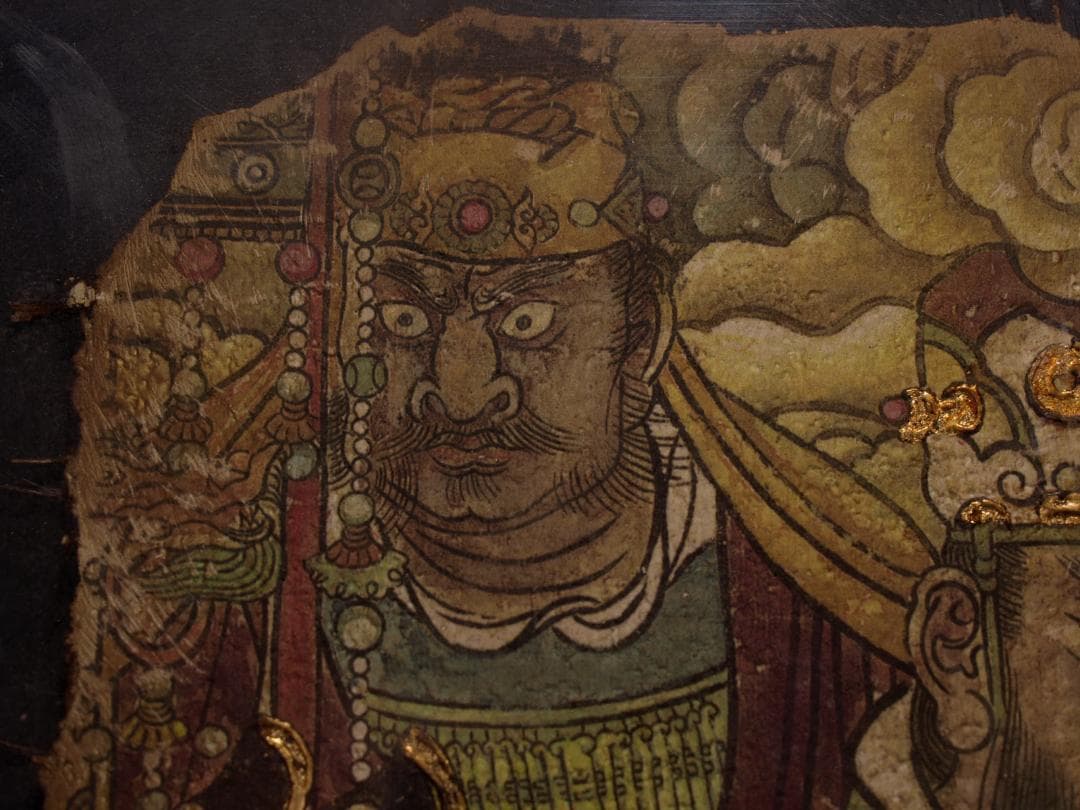 中国の壁画　戦時のもの　人物図　貴重 美术品 AK1940A7-2