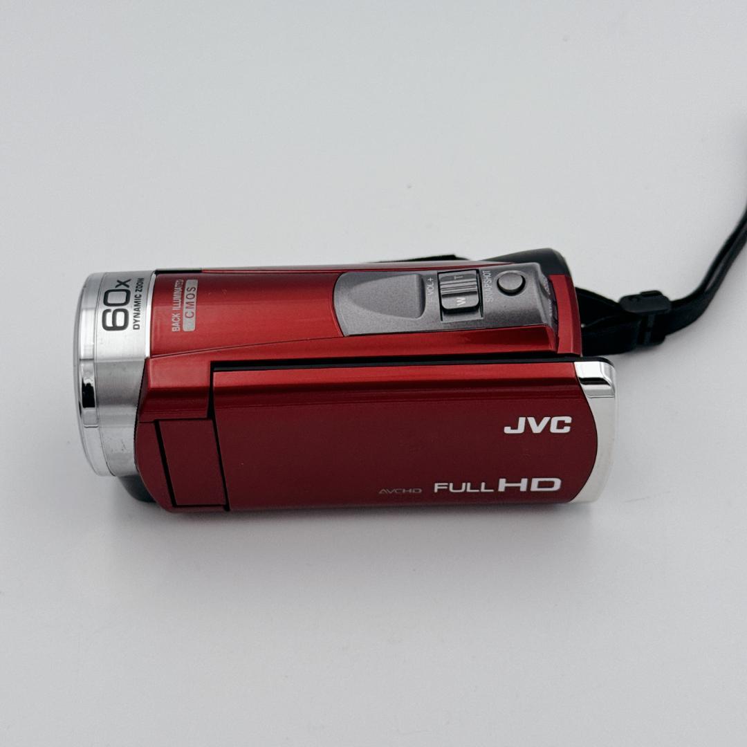【美品】JVC Everio ビデオカメラ GZ-HM155-R レッド