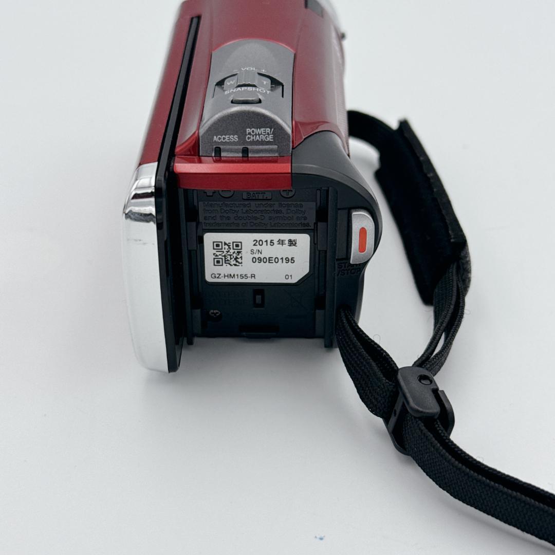 【美品】JVC Everio ビデオカメラ GZ-HM155-R レッド