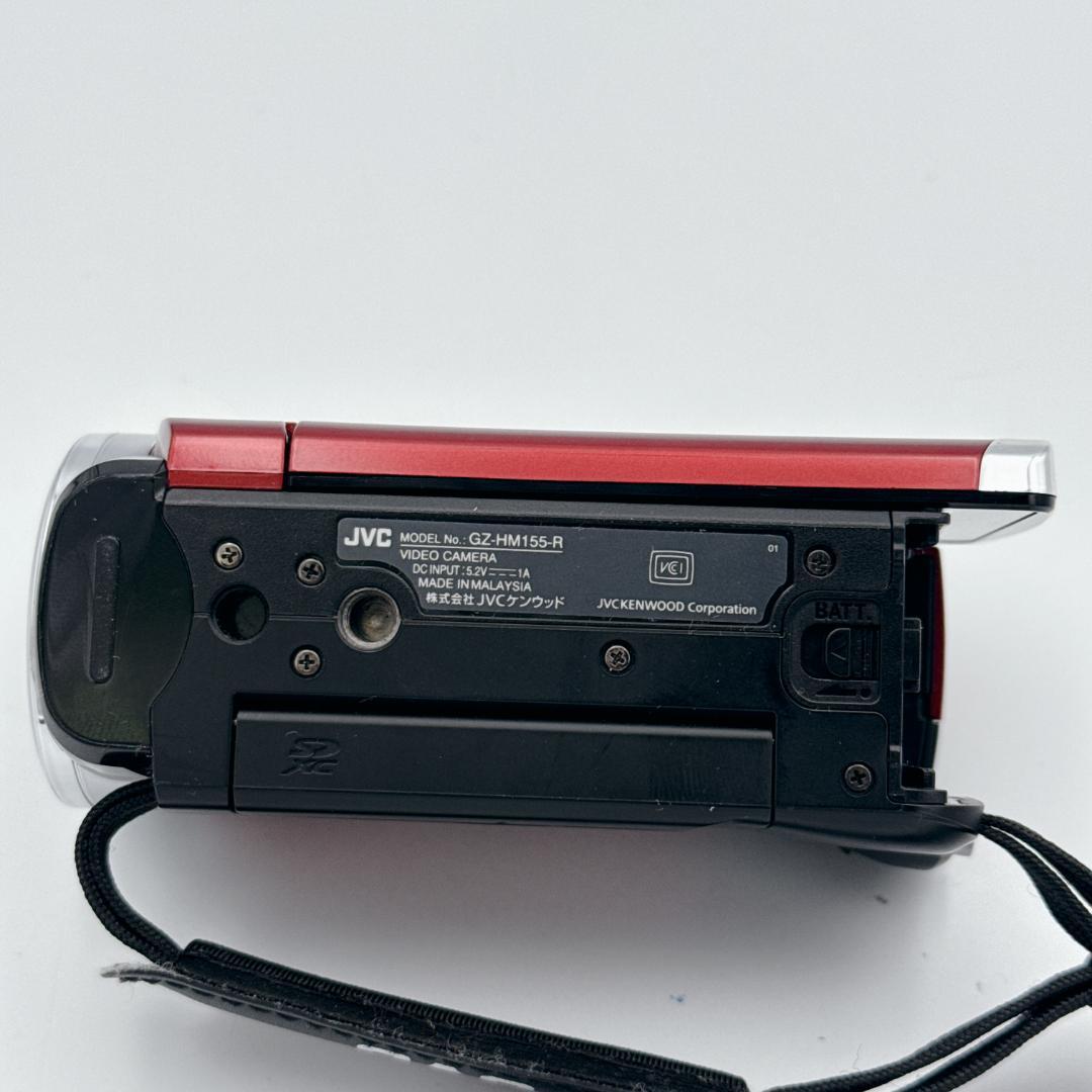 【美品】JVC Everio ビデオカメラ GZ-HM155-R レッド