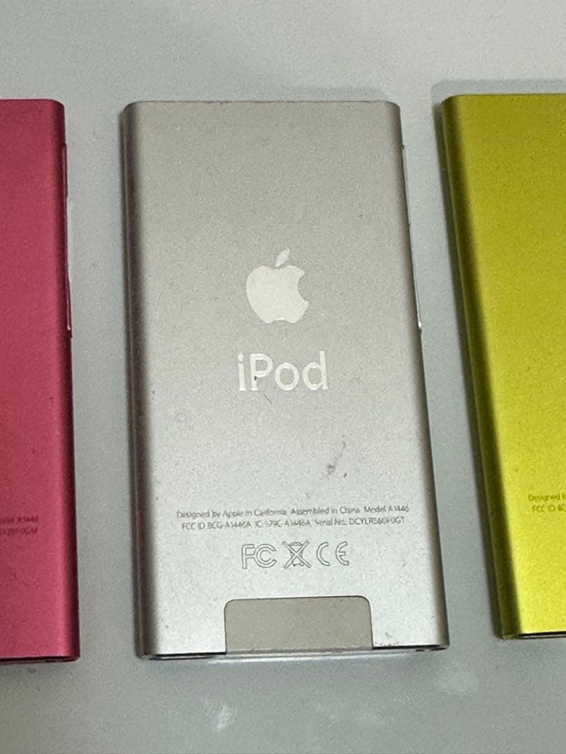 Apple iPod 3色セット ピンク・シルバー・グリーン3