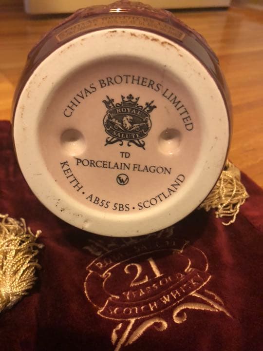 シーバスブラザーズ ウイスキー☆21年 袋付き^ ^
