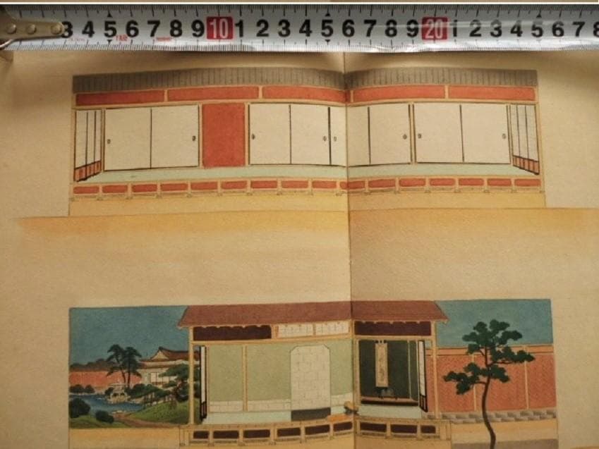 戦前　小貫春陽 道具帳　舞台装置 大道具　歌舞伎背景画家　舞台美術家　勝川