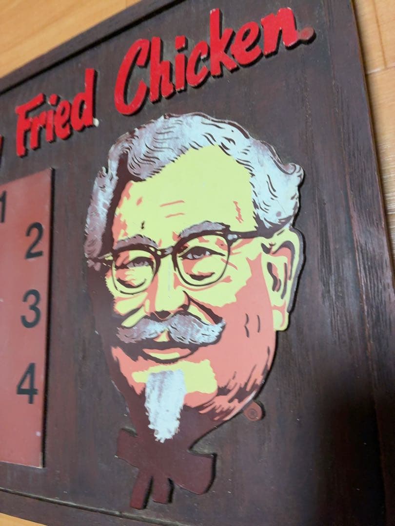 ケ*ン様 ケンタッキー Kentucky Fried Chicken clock