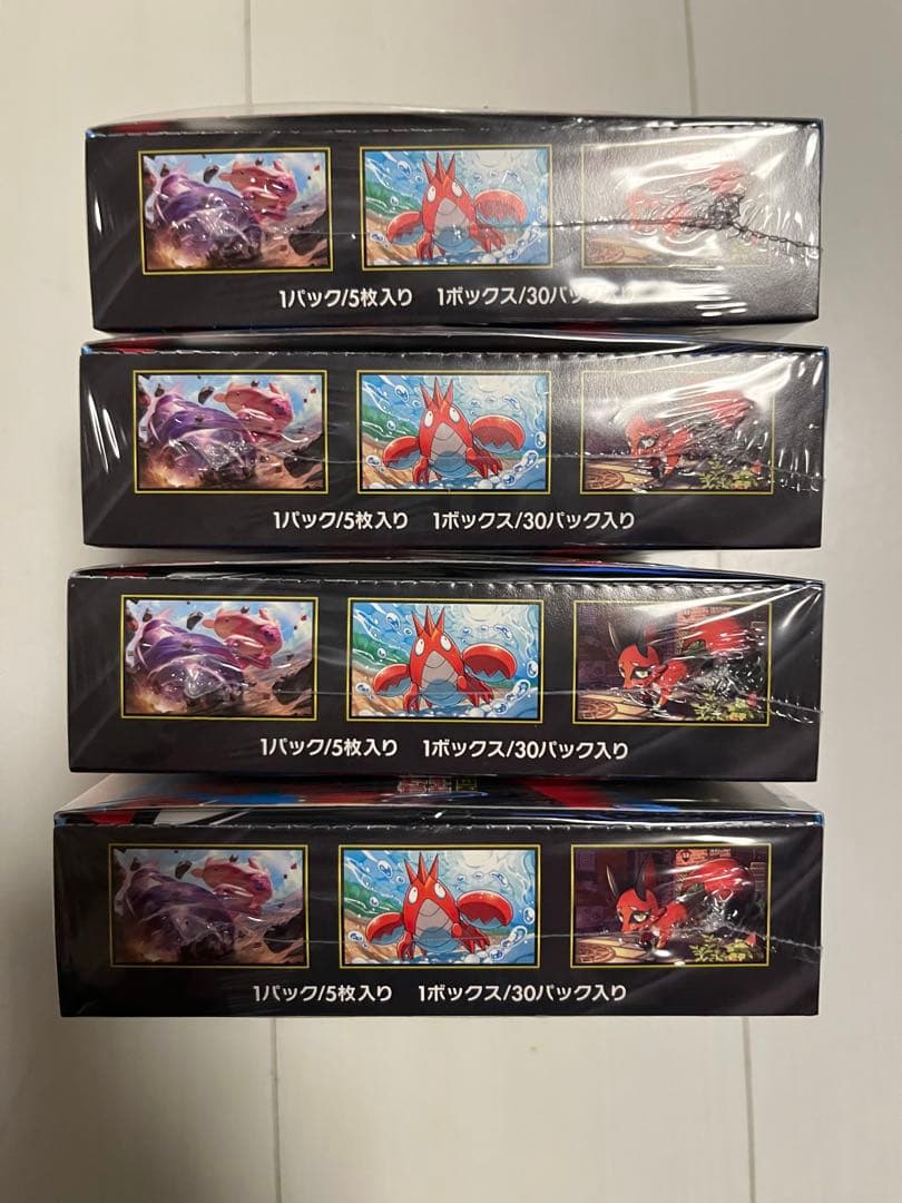 【シュリンク付】ポケモンカード メガブレイブ4BOX メガシンフォニア4BOX