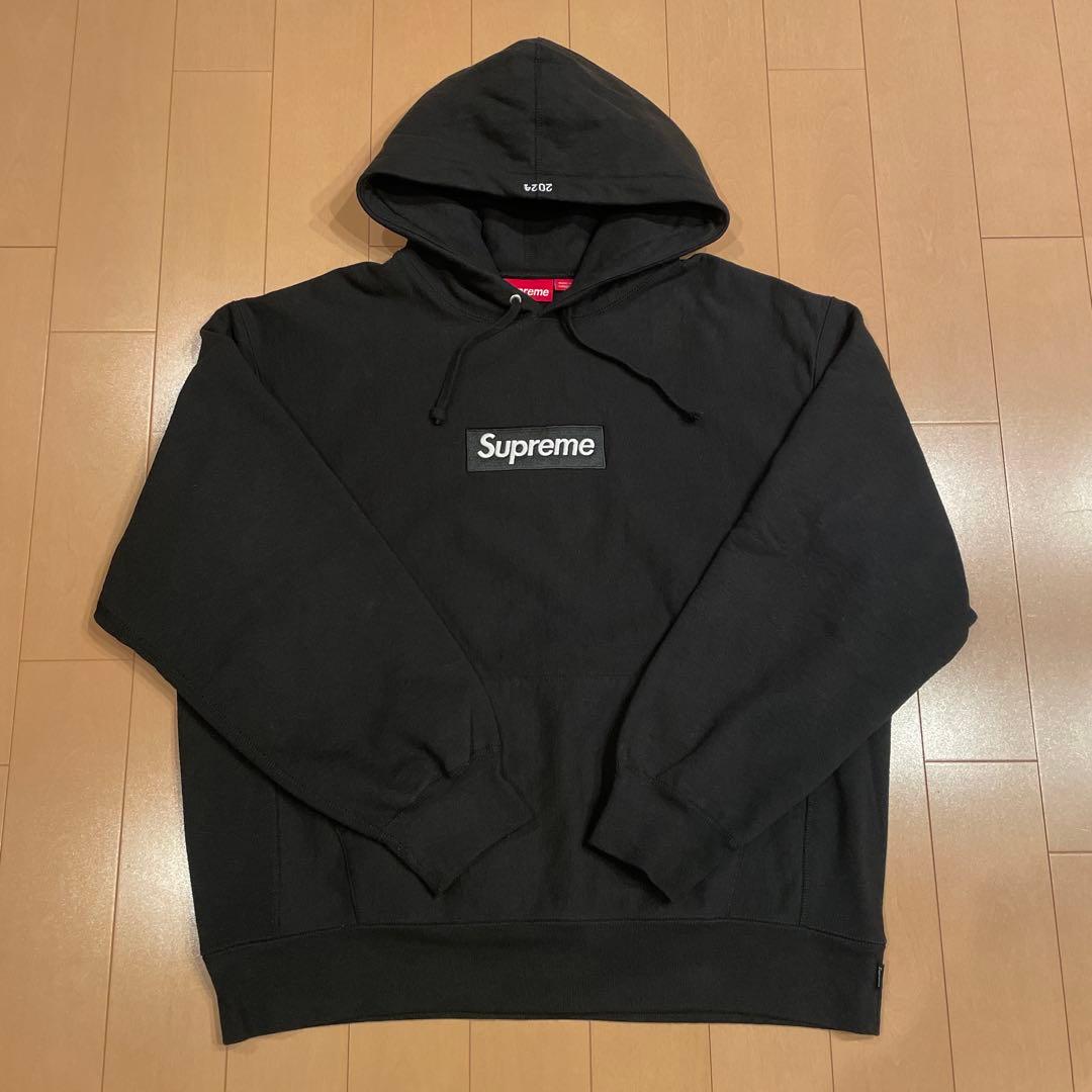 supreme シュプリーム　ボックスロゴパーカー　ブラック