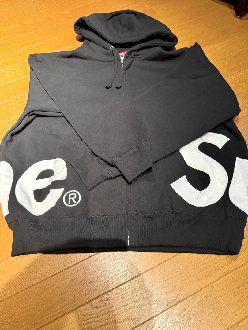 スケートボード Supreme BigLogo Zip Up Hooded Sweatshirt
