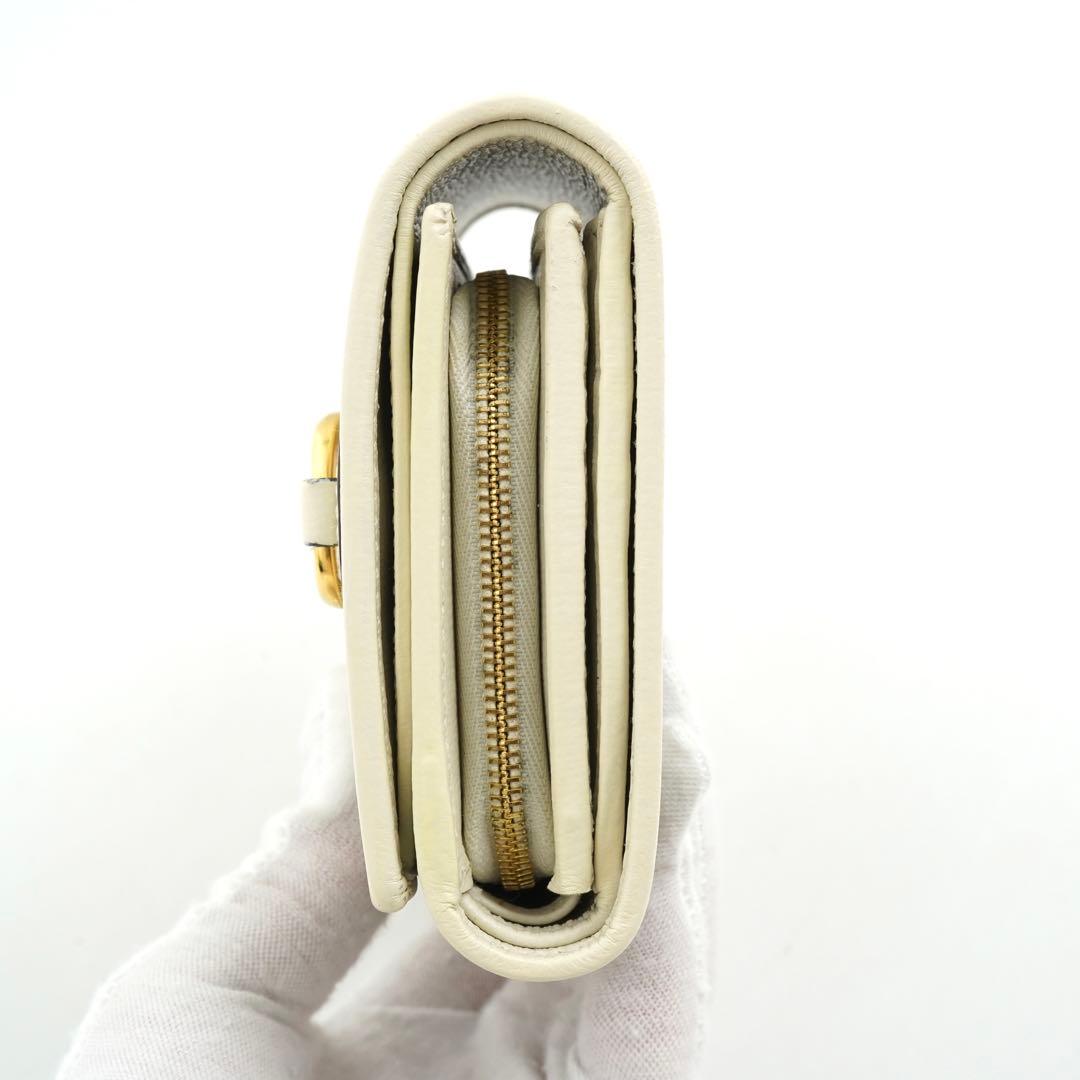 ✨未使用展示品・箱付き✨　GUCCI ミニ財布　GGライン ビット　二つ折り