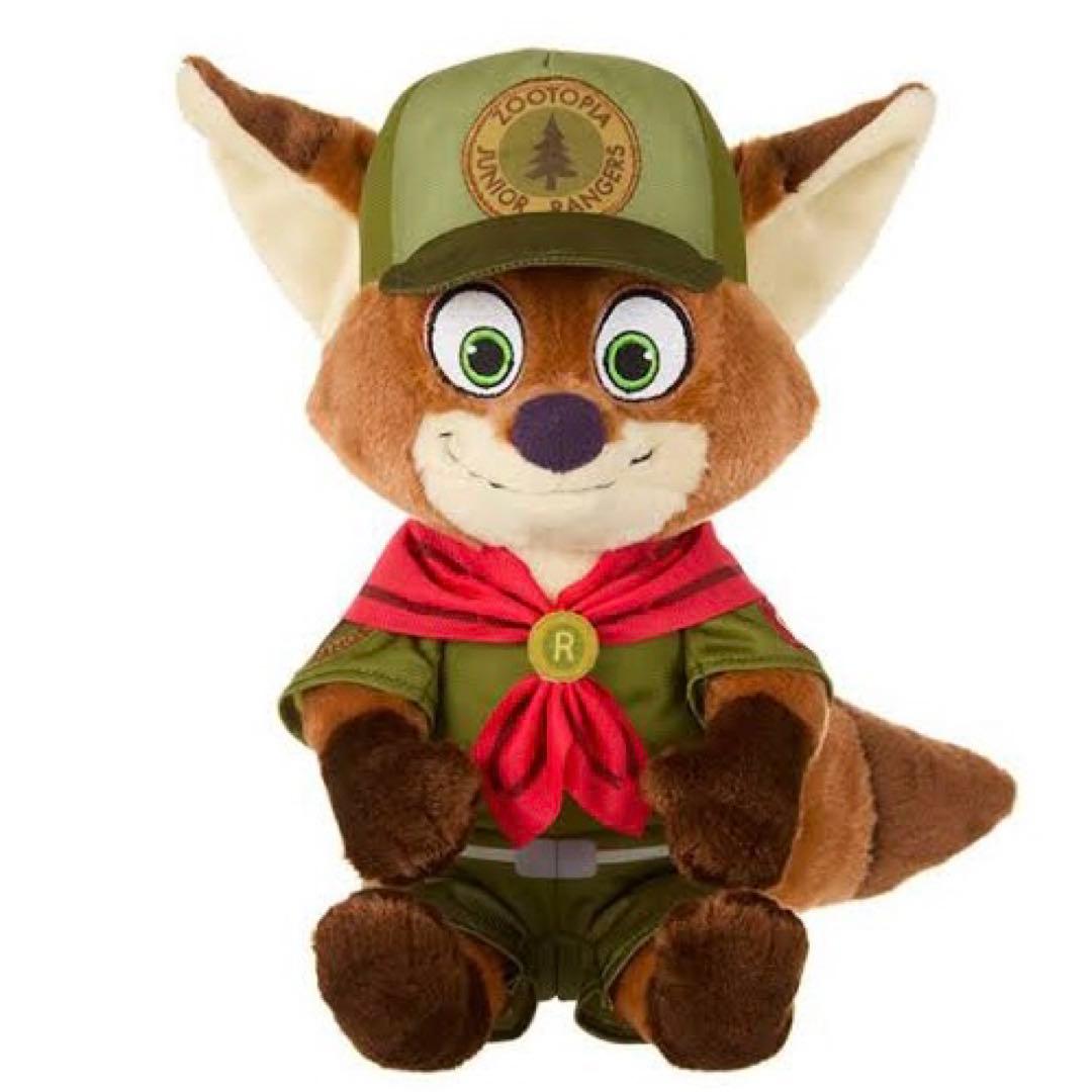 ズートピア ニック 幼少期 ジュニアレンジャー　バニティポーチ ぬいぐるみ