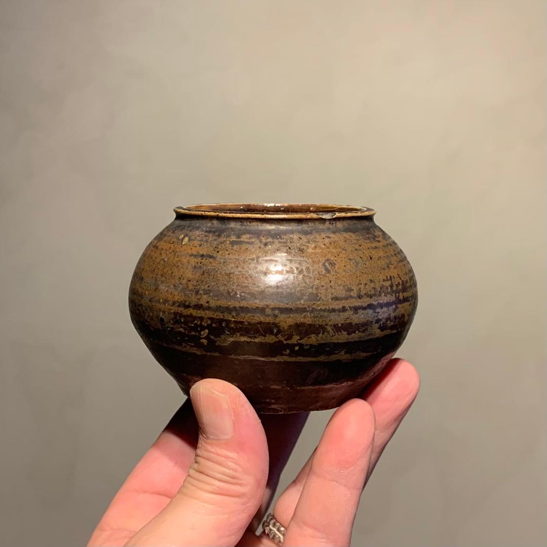 丹波 小壺 古道具 アンティーク 丹波焼 立杭焼