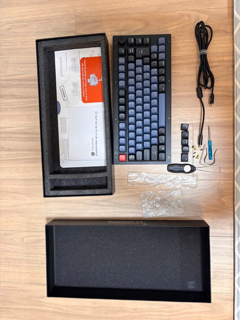 Keychron V1 75% メカニカルキーボード 本体