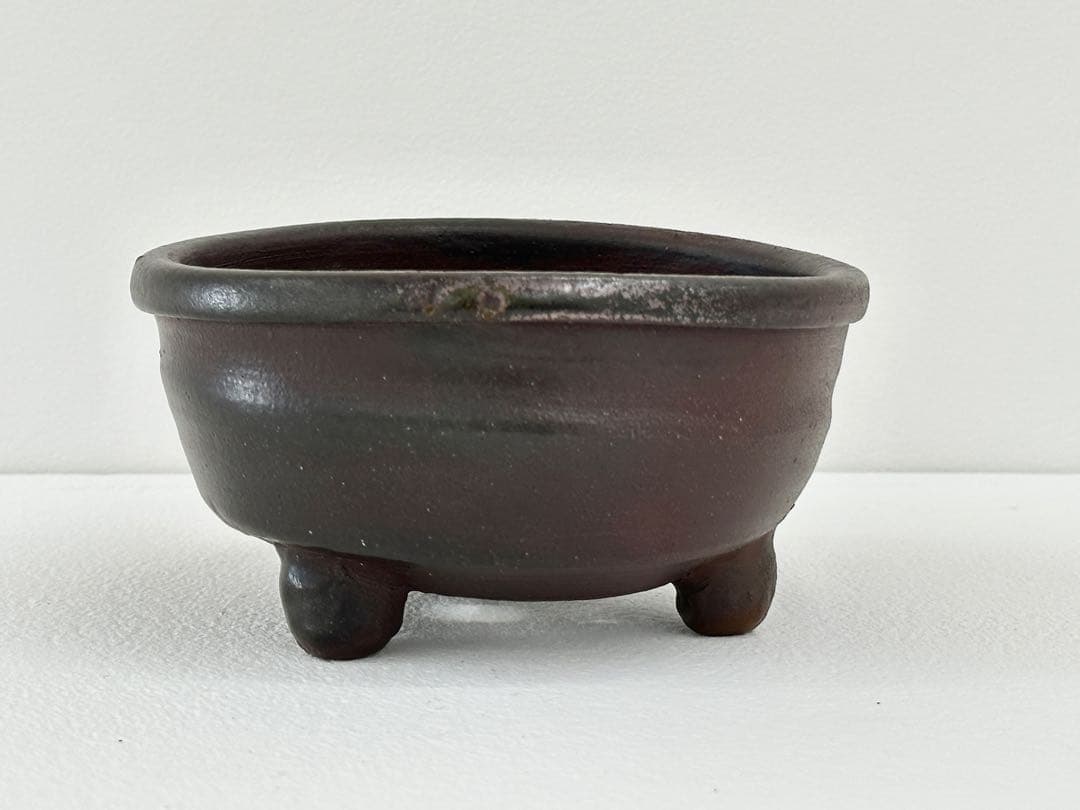島武己｜植木鉢　（島武巳　國吉清尚　焼締　植木鉢）